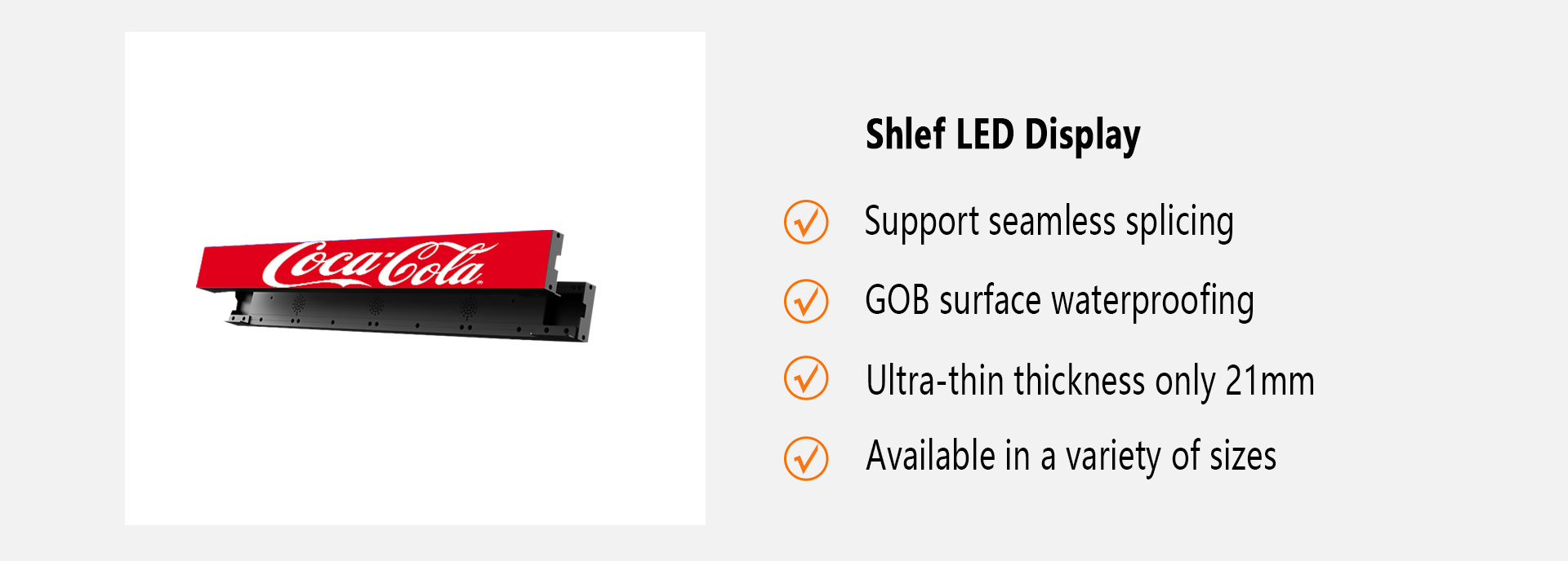 shelf led display