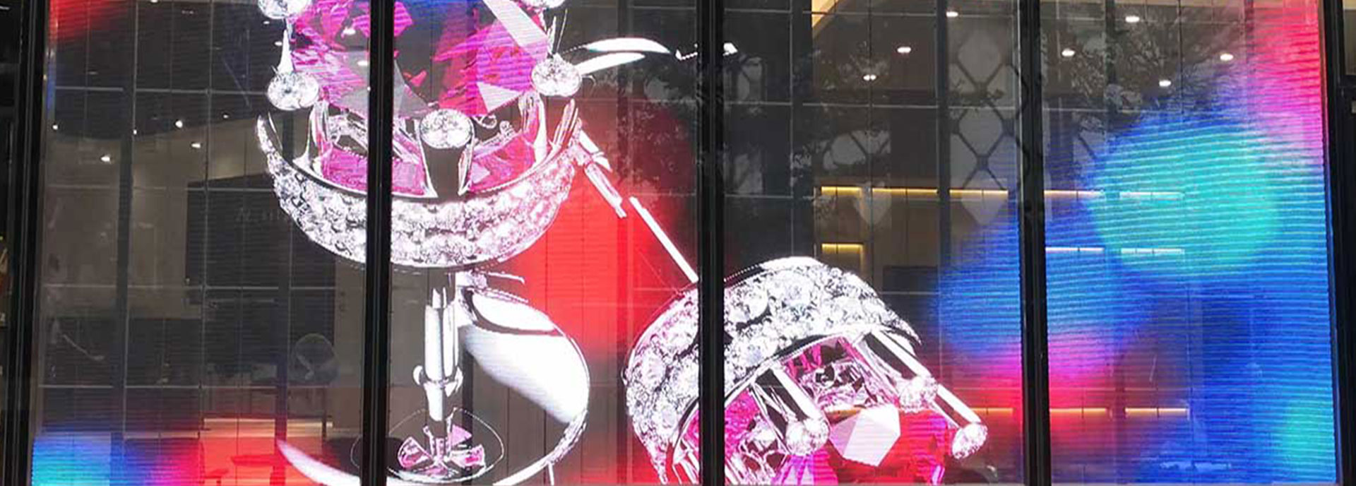 LED transparent screen