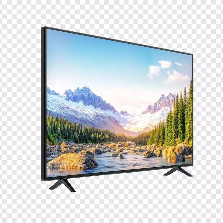 modern tv display